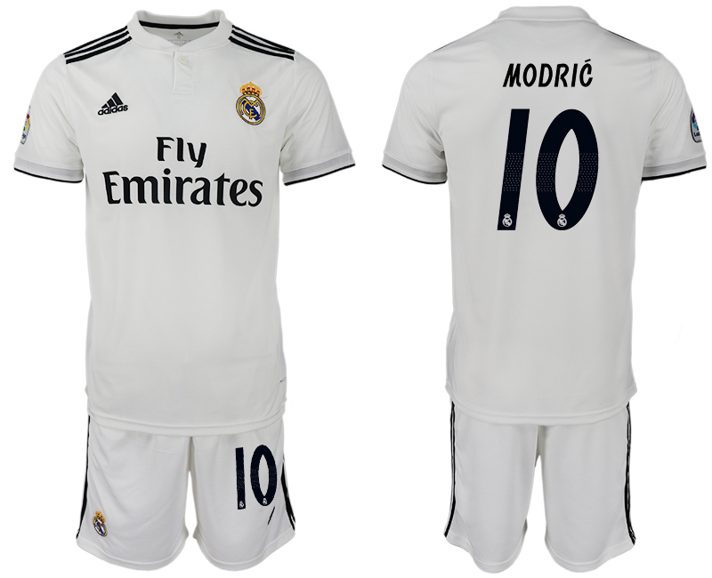2018-19 Real Madrid 10 MODRIC Home Soccer Jersey
