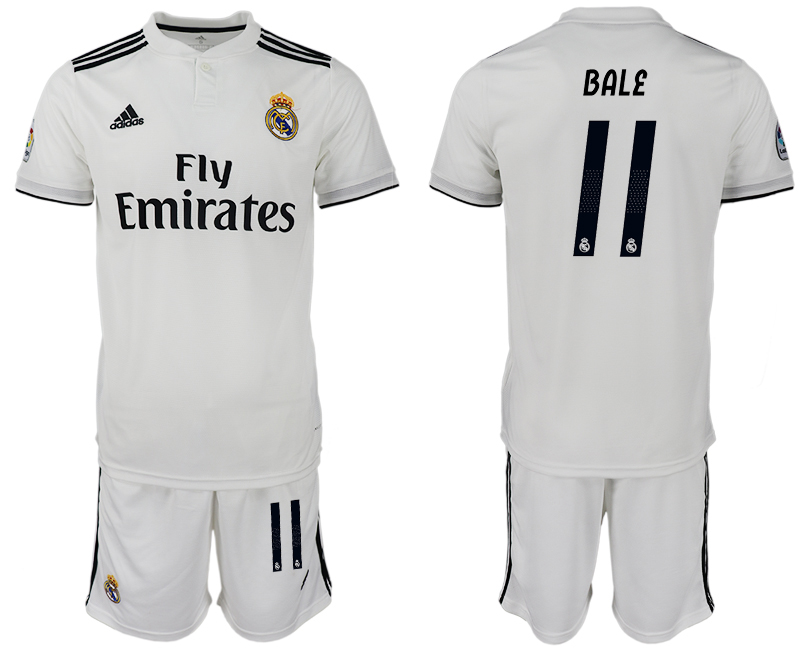 2018-19 Real Madrid 11 BALE Home Soccer Jersey
