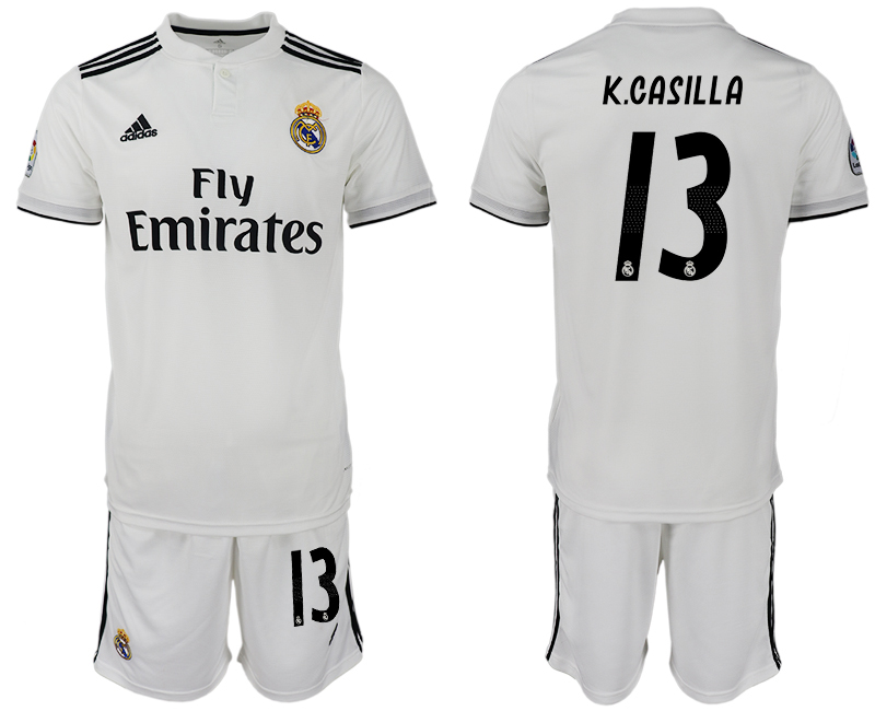 2018-19 Real Madrid 13 K.CASILLA Home Soccer Jersey