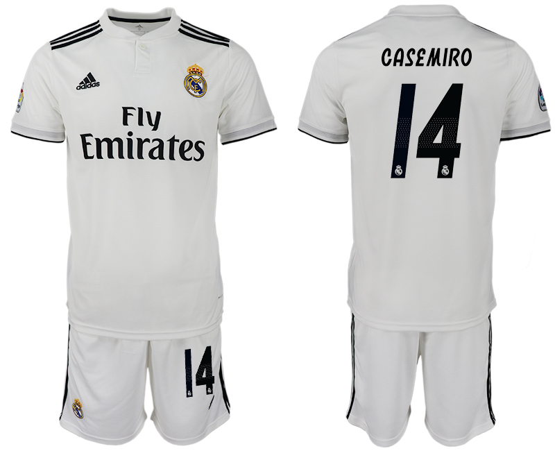 2018-19 Real Madrid 14 CASEMIRO Home Soccer Jersey