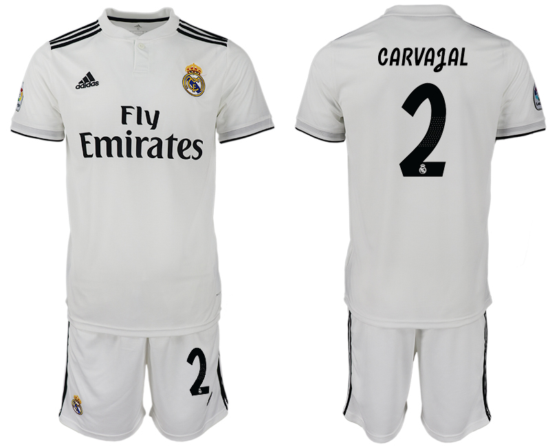 2018-19 Real Madrid 2 CARVAJAL Home Soccer Jersey