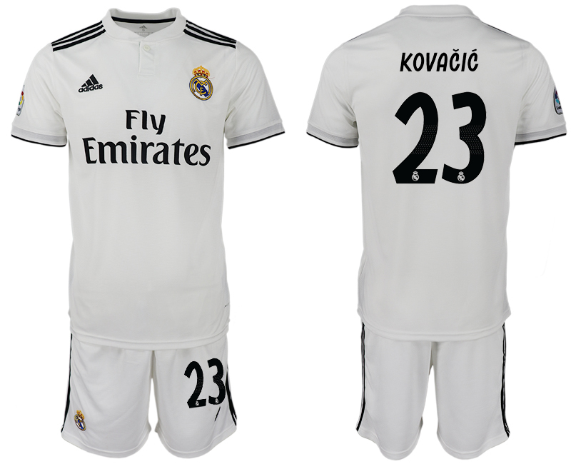 2018-19 Real Madrid 23 KOVACIC Home Soccer Jersey