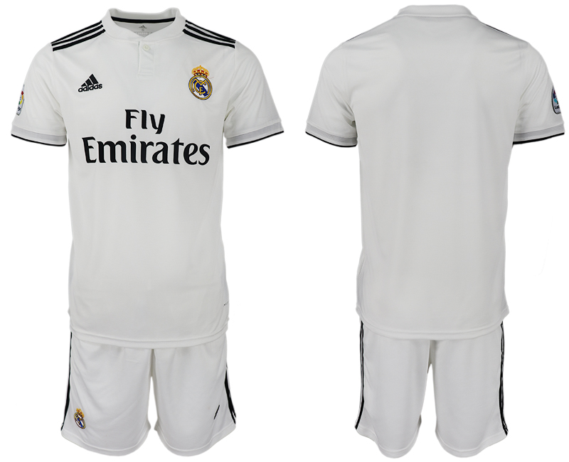 2018-19 Real Madrid Home Soccer Jersey
