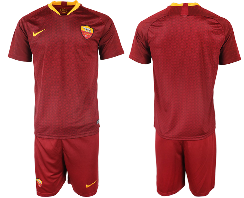 2018-19 Roma Home Soccer Jersey