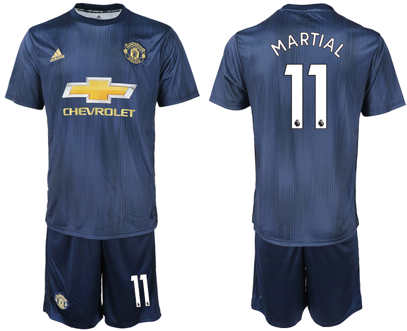 2018-19 Manchester United 11 MARTIAL Third Away Soccer Jersey
