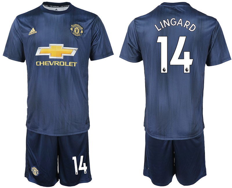 2018-19 Manchester United 14 LINGARD Third Away Soccer Jersey - Click Image to Close