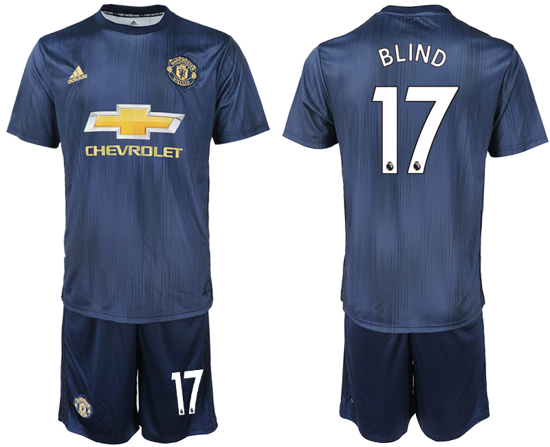 2018-19 Manchester United 17 BLIND Third Away Soccer Jersey