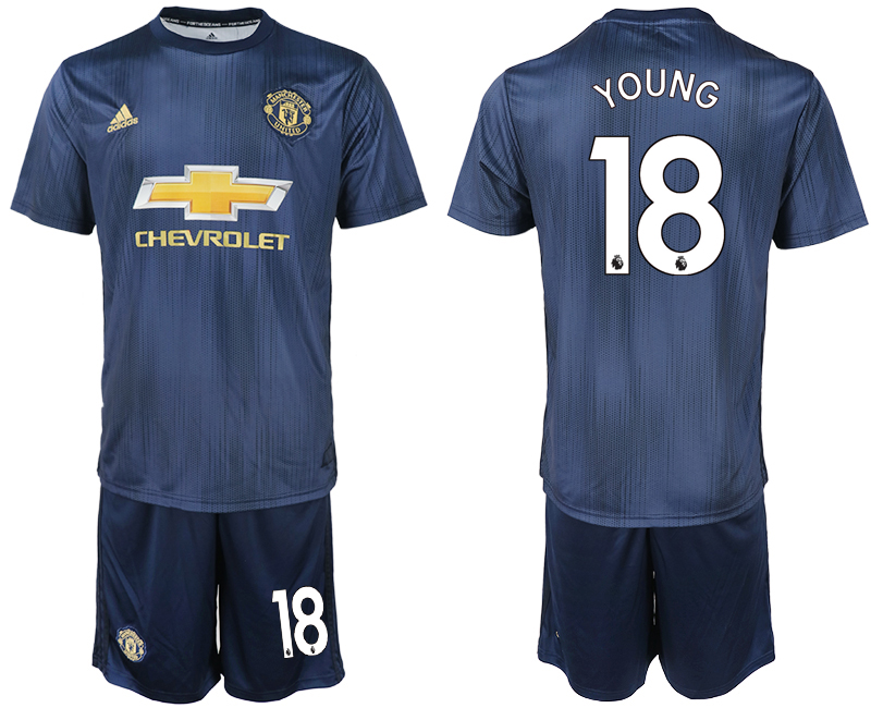 2018-19 Manchester United 18 YOUNG Third Away Soccer Jersey