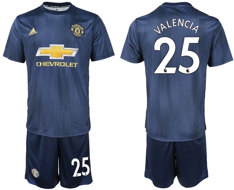 2018-19 Manchester United 25 VALENCIA Third Away Soccer Jersey