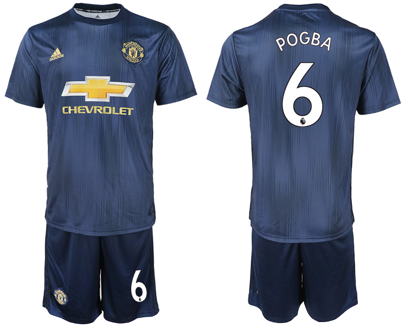 2018-19 Manchester United 6 ROGBA Third Away Soccer Jersey