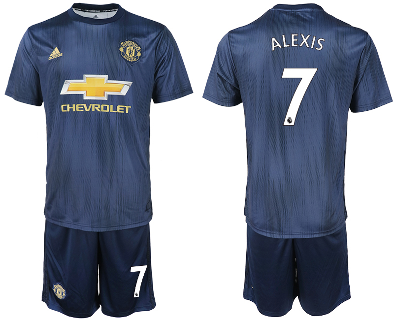 2018-19 Manchester United 7 ALEXIS Third Away Soccer Jersey