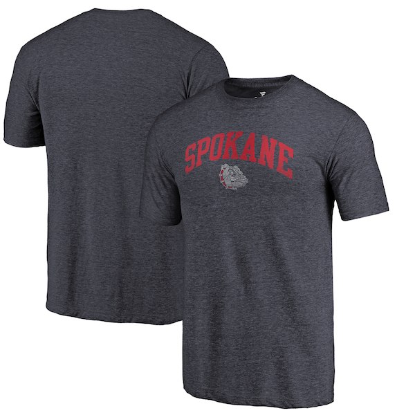 Gonzaga Bulldogs Fanatics Branded Navy Arched City Tri-Blend T-Shirt