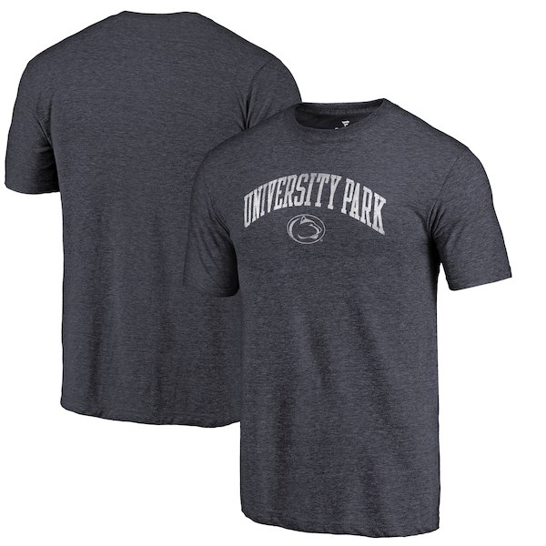 Penn State Nittany Lions Fanatics Branded Heathered Navy Hometown Arched City Tri-Blend T-Shirt