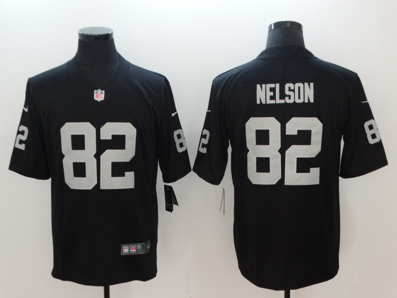 Nike Raiders 82 Jordy Nelson Black Vapor Untouchable Limited Jersey