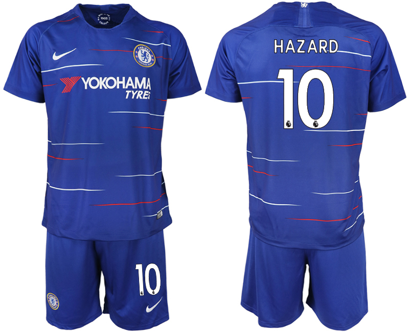2018-19 Chelsea FC 10 HAZARD Home Soccer Jersey