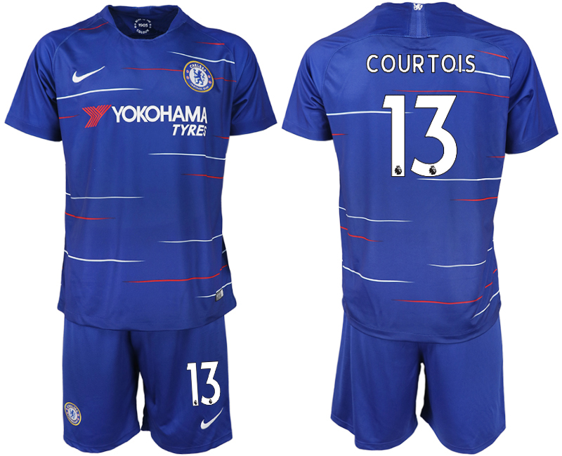 2018-19 Chelsea FC 13 COUTOIS Home Soccer Jersey