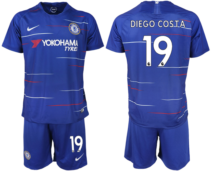 2018-19 Chelsea FC 19 DIEGO COSTA Home Soccer Jersey
