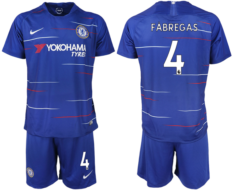 2018-19 Chelsea FC 4 FABREGAS Home Soccer Jersey