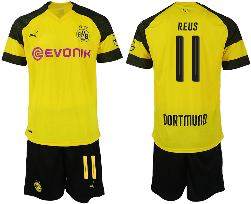 2018-19 Dortmund 11 REUS Home Soccer Jersey