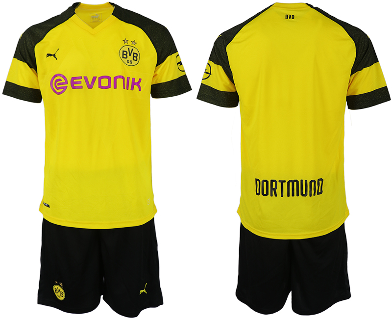 2018-19 Dortmund Home Soccer Jersey