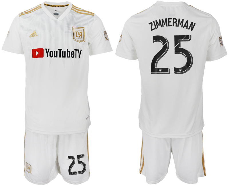 2018-19 Los Angeles FC 25 ZIMMERMAN Away Soccer Jersey - Click Image to Close