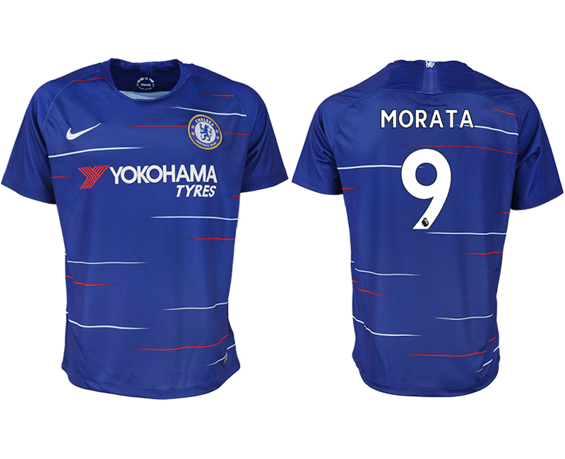 2018-19 Chelsea FC 9 MORATA Home Thailand Soccer Jersey