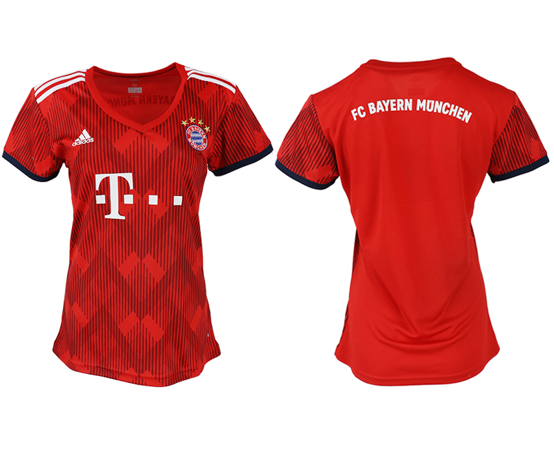 2018-19 Bayern Munich Home Women Soccer Jersey