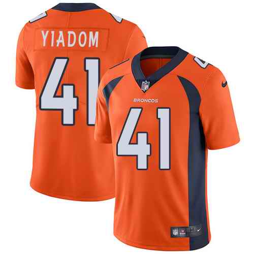 Nike Broncos 41 Isaac Yiadom Orange Youth Vapor Untouchable Limited Jersey Nike Broncos 41 Isaac Yiadom Orange Youth Vapor Untouchable Limited Jersey