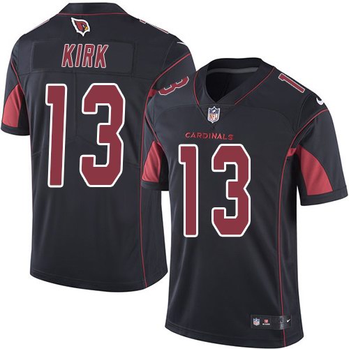 Nike Cardinals 13 Christian Kirk Black Color Rush Limited Jersey