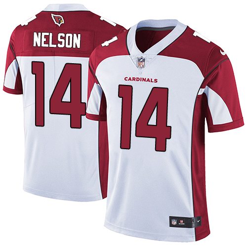 Nike Cardinals 14 J.J. Nelson White Youth Vapor Untouchable Limited Jersey