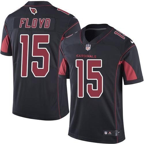 Nike Cardinals 15 Michael Floyd Black Color Rush Limited Jersey