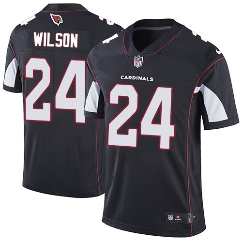 Nike Cardinals 24 Adrian Wilson Black Alternate Youth Vapor Untouchable Limited Jersey