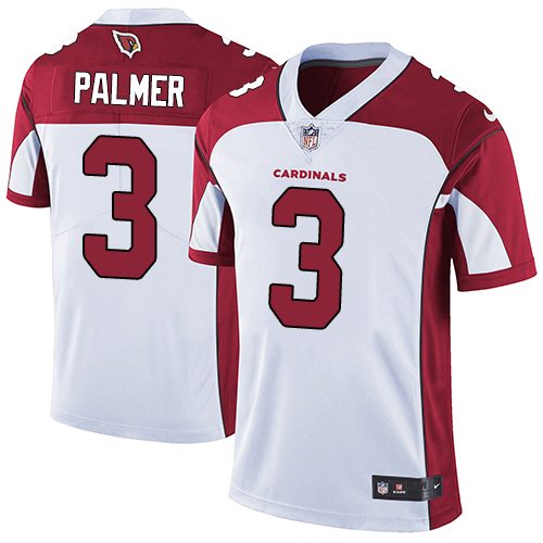 Nike Cardinals 3 Carson Palmer White Youth Vapor Untouchable Limited Jersey