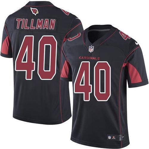 Nike Cardinals 40 Pat Tillman Black Color Rush Limited Jersey