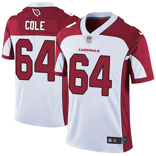 Nike Cardinals 64 Mason Cole White Youth Vapor Untouchable Limited Jersey
