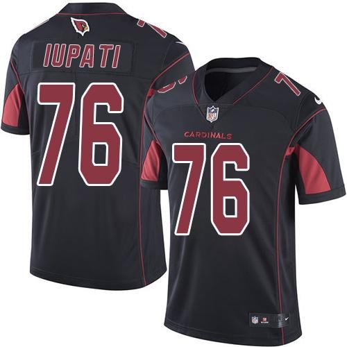 Nike Cardinals 76 Mike Iupati Black Youth Color Rush Limited Jersey