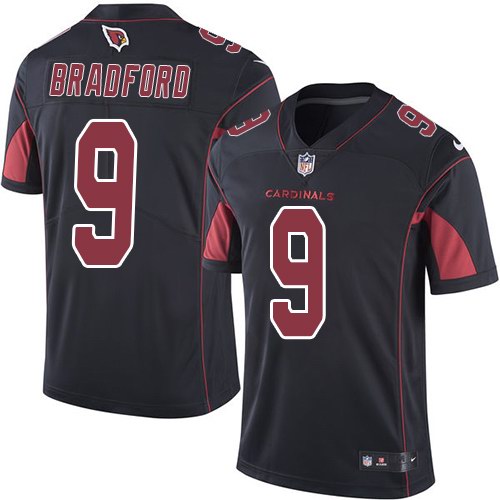 Nike Cardinals 9 Sam Bradford Black Youth Color Rush Limited Jersey