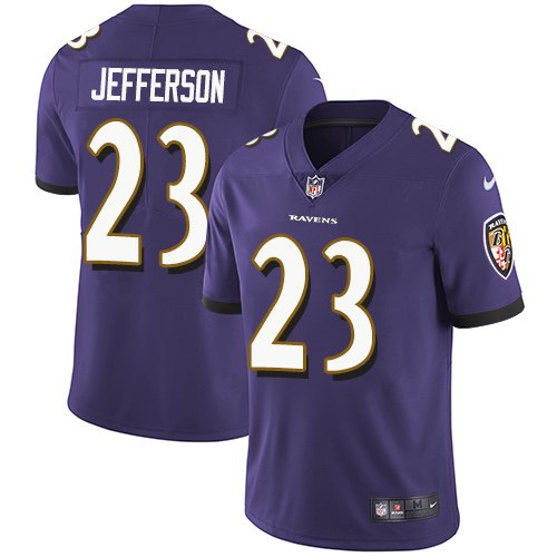 Nike Ravens 23 Tony Jefferson Purple Vapor Untouchable Limited Jersey