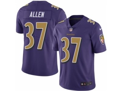 Nike Ravens 37 Javorius Allen Purple Youth Color Rush Limited Jersey