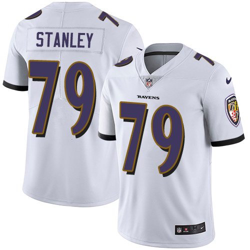 Nike Ravens 79 Ronnie Stanley White Youth Vapor Untouchable Limited Jersey