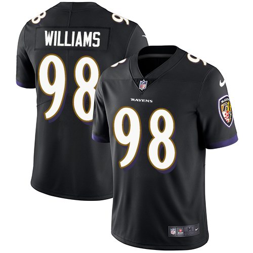 Nike Ravens 98 Brandon Williams Black Alternate Vapor Untouchable Limited Jersey
