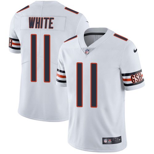 Nike Bears 11 Kevin White White Vapor Untouchable Limited Jersey