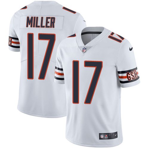 Nike Bears 17 Anthony Miller White Vapor Untouchable Limited Jersey