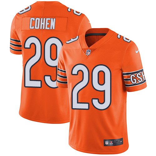 Nike Bears 29 Tarik Cohen Orange Vapor Untouchable Limited Jersey