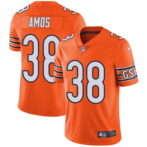 Nike Bears 38 Adrian Amos Orange Youth Vapor Untouchable Limited Jersey