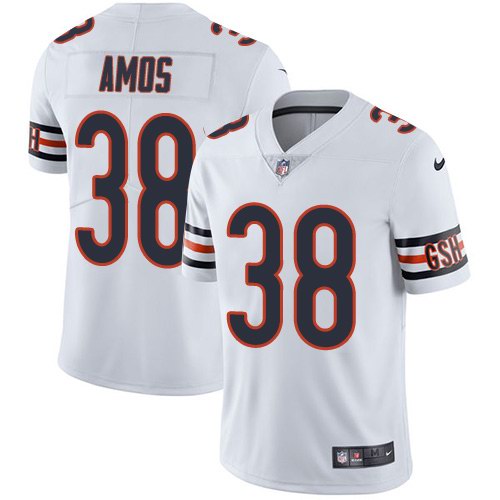 Nike Bears 38 Adrian Amos White Youth Vapor Untouchable Limited Jersey - Click Image to Close