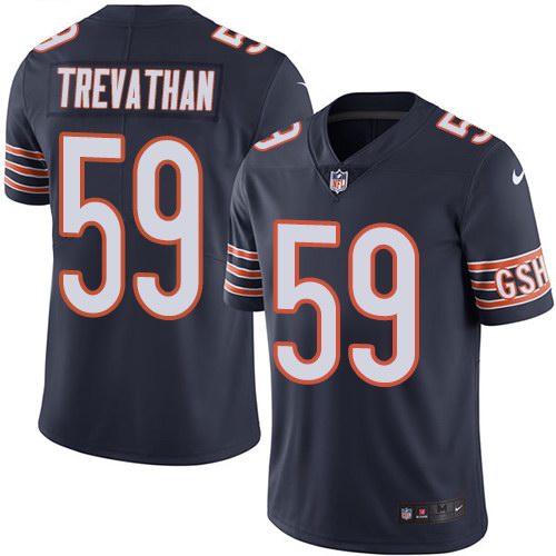 Nike Bears 59 Danny Trevathan Navy Vapor Untouchable Limited Jersey