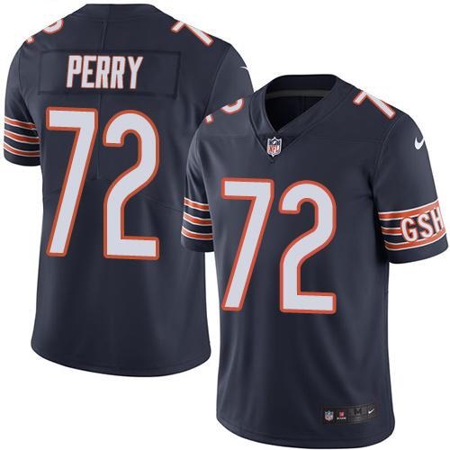 Nike Bears 72 William Perry Navy Vapor Untouchable Limited Jersey