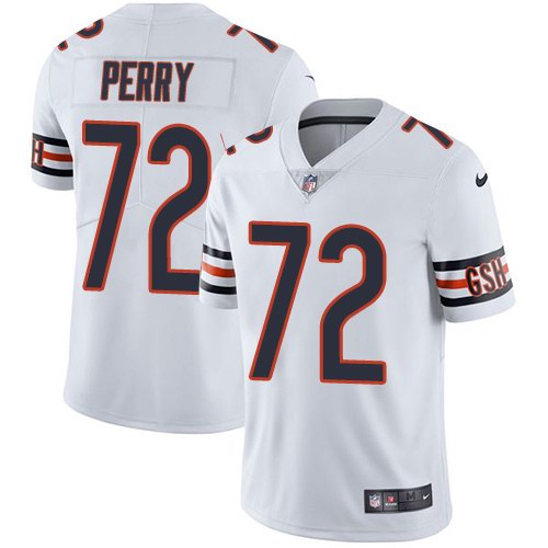 Nike Bears 72 William Perry White Vapor Untouchable Limited Jersey