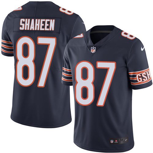 Nike Bears 87 Adam Shaheen Navy Salute To Service Limited Jersey